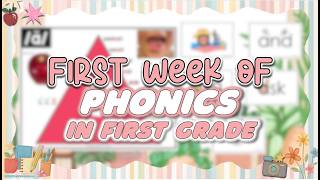 first week of phonics (full introductory lessons + routine)