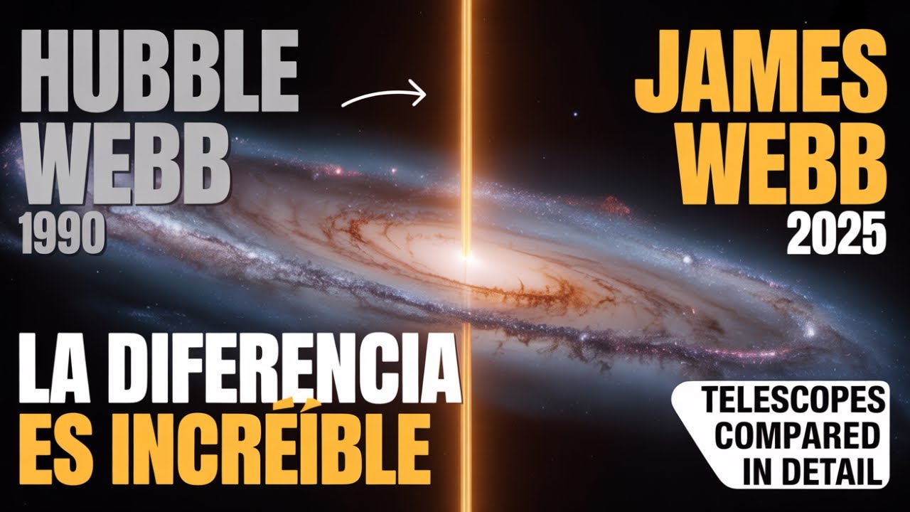 James Webb vs. Hubble ¿Cuál es el Telescopio más Poderoso? - YouTube