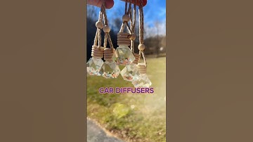 Car Air Fresheners ✨🤩 #car #carairfreshener #crafty #aroma #diffusers #fyp #cardiffuser #fun #fab
