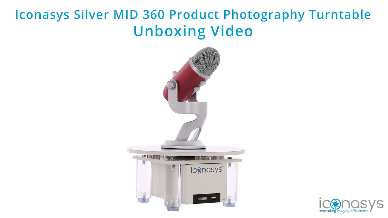 Silver MID 360 Product Photography Turntable Unboxing Video 