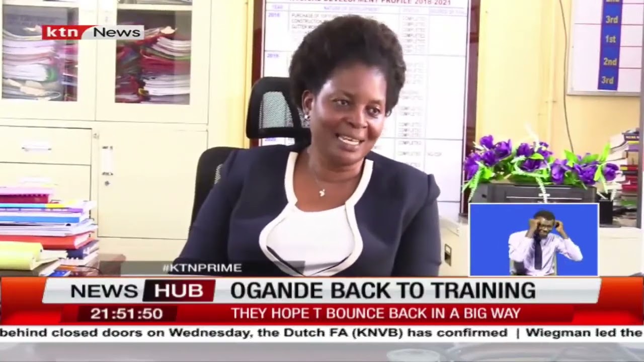 Ogande Girls back to training