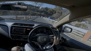 Honda City 1.5 ivtec gen 4 (119bhp@145Nm) uphill drive POV || ASMR || 4K || @Perspectiverides