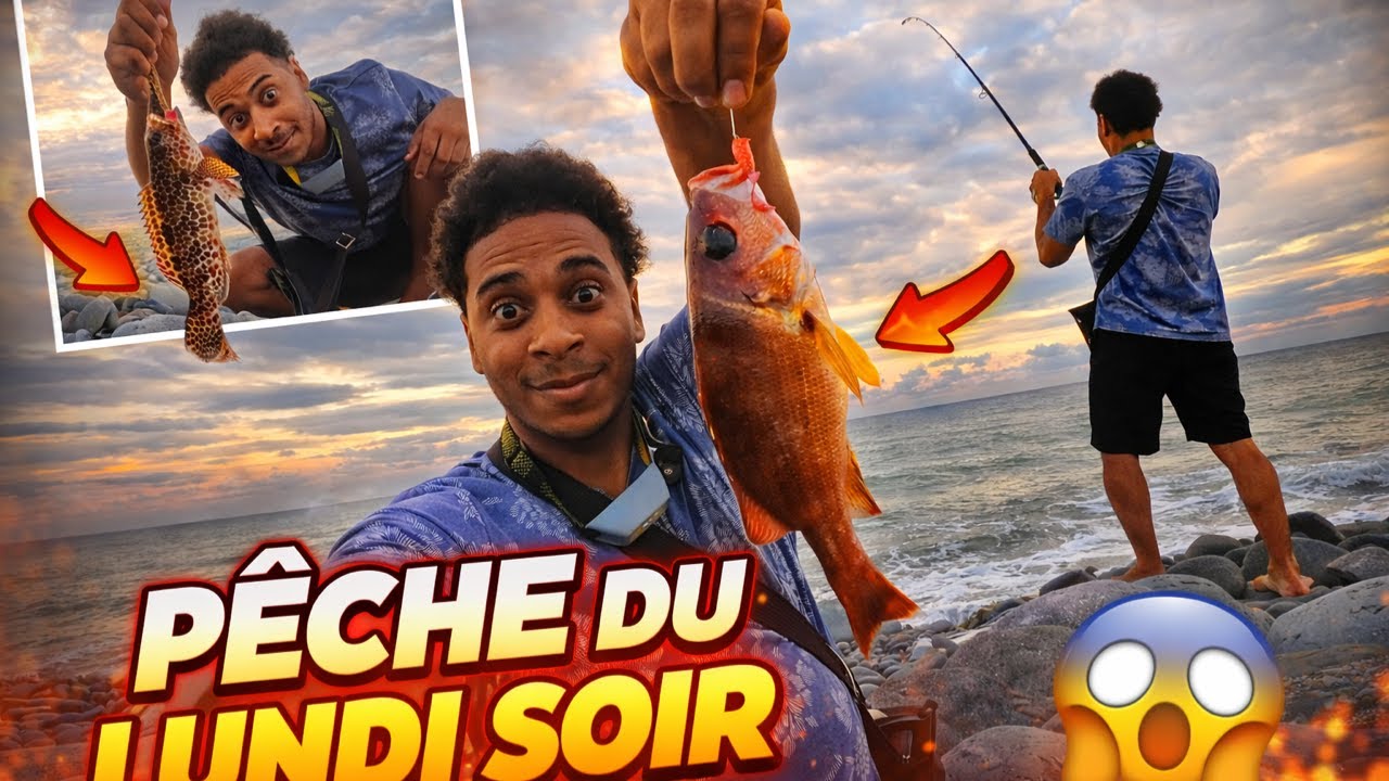 Pêche du lundi soir à La Réunion 🌅