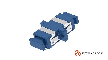 Fiber Optic Coupler: SC Simplex UPC Single Mode (5 Pack) - Beyondtech
