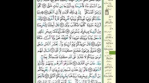الصفحة (315) من المصحف الشريف ( سورة طه - مشروع حفظ القرآن الكريم )