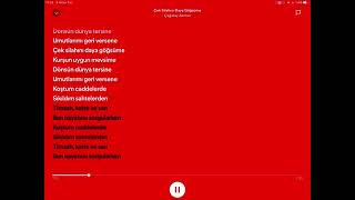 Çağatay Akman / Çek Si̇lahini Daya Göğsüme /Şarki Sözleri̇