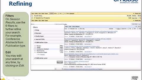 Embase - getting started