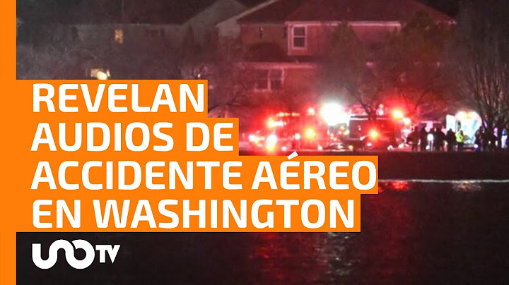 Revelan audio de la torre de control previo al choque en Washington