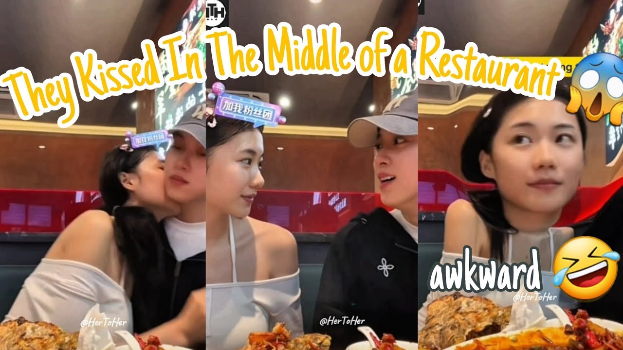 Couldn't Stop Kissing in Public🤐 Shao Re Hu Shuo ❤️ GL Couple 🏳️‍🌈