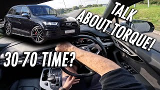 2017 AUDI SQ7 DRIVING POV/REVIEW // IT DOES WHAT?!