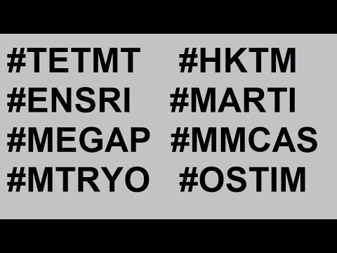 #TETMT #HKTM #ENSRI #MARTI #MEGAP #MMCAS #MTRYO #OSTIM DEĞERLENDİRMESİ DESTEK DİRENÇ TEKNİK ANALİZ