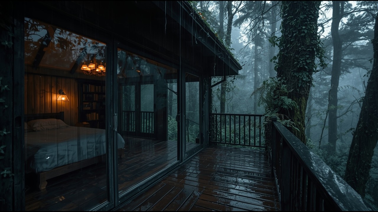 Rain Sounds in Forest 💤 Relax Deep Rain for Peaceful Sleeping