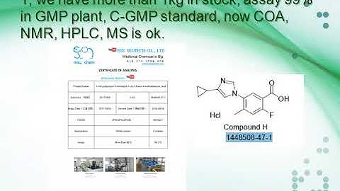 Biggest Manufacturer Selonsertib (CAS: 1448428-04-3) and Intermediates