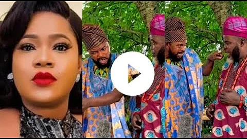 Yoruba movie actress, Toyin ABRAHAM husband, Kolawole AJEYEMI in RÍFT with actor on new movie set