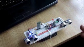 Direction of movement recognition by ultrasonic device