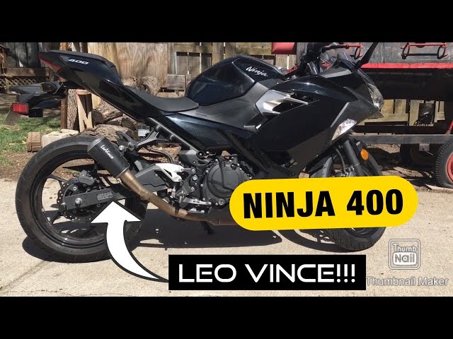 Ninja 400 LeoVince LV10 Sound Test 