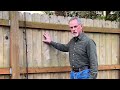 DIY! Repair Loose Fence Posts on Wooden Fence