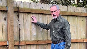 DIY! Repair Loose Fence Posts on Wooden Fence