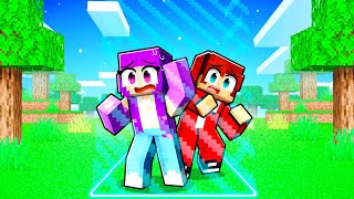 Minecraft ama HERKES TEK BLOKTA KİLİTLİ!