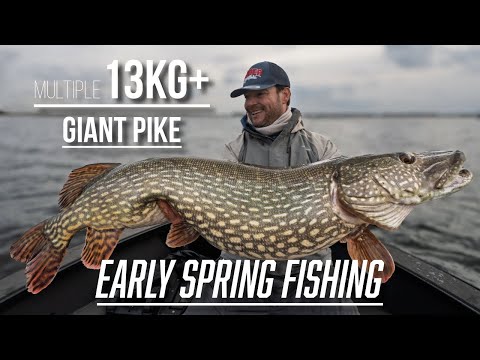 Member Video: Fishing for Early Spring Giants - Multiple 10KG Pike Caught!