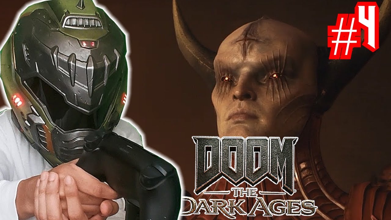 AZHRAK IS SCARED LOL | Doom: The Dark Ages [4] (Nightmare Difficulty ...