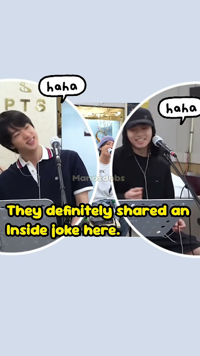 jin finally got his jungkookie back .jinkook's inside joke are back 😭💜#jinkook #kookjin
