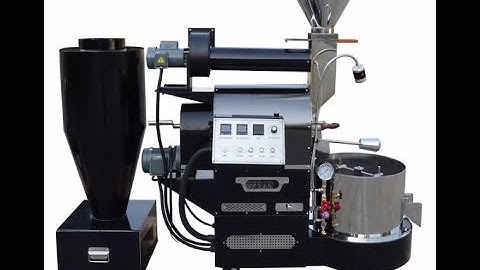PRECISION Testing 15KG drum coffee roaster machine