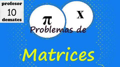 Problemas de matrices resueltos 05