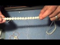 tutorial: come infilare una collana con canottiglia e nodini "vecchia scuola "