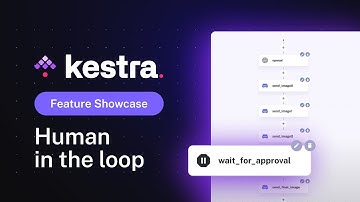 Add Manual Intervention with Human in the loop | Kestra Feature Showcase
