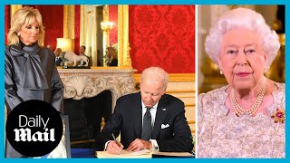 Queen Elizabeth II: US President Joe Biden pays tribute to Her Majesty