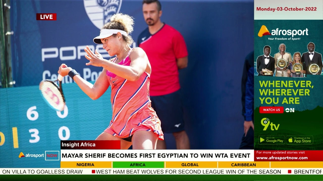 Mayar Sherif Becomes First Egyptian To Win WTA Event AfroSport Now