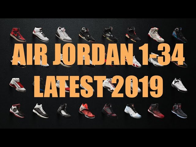 air jordan 1 through 34