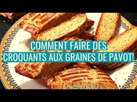 Vidéo: Comment Faire Cuire Des Biscuits Aux Graines De Pavot