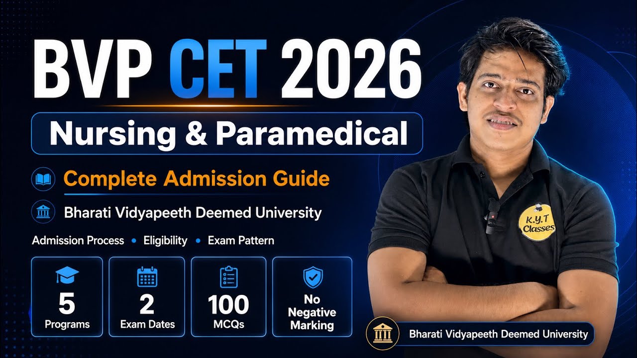 Bvp Set BVP CET 2026 Nursing & Paramedical | Complete Admission Guide ...