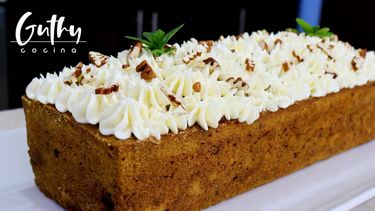 El Mejor Panqué de Zanahoria y Frutos Secos | Pastel de Zanahoria!!! Facilísimo y Esponjoso!!!