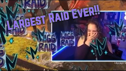 Big streamer (NiceWigg) raids / hosts smaller streamer (miss_meowtastic)