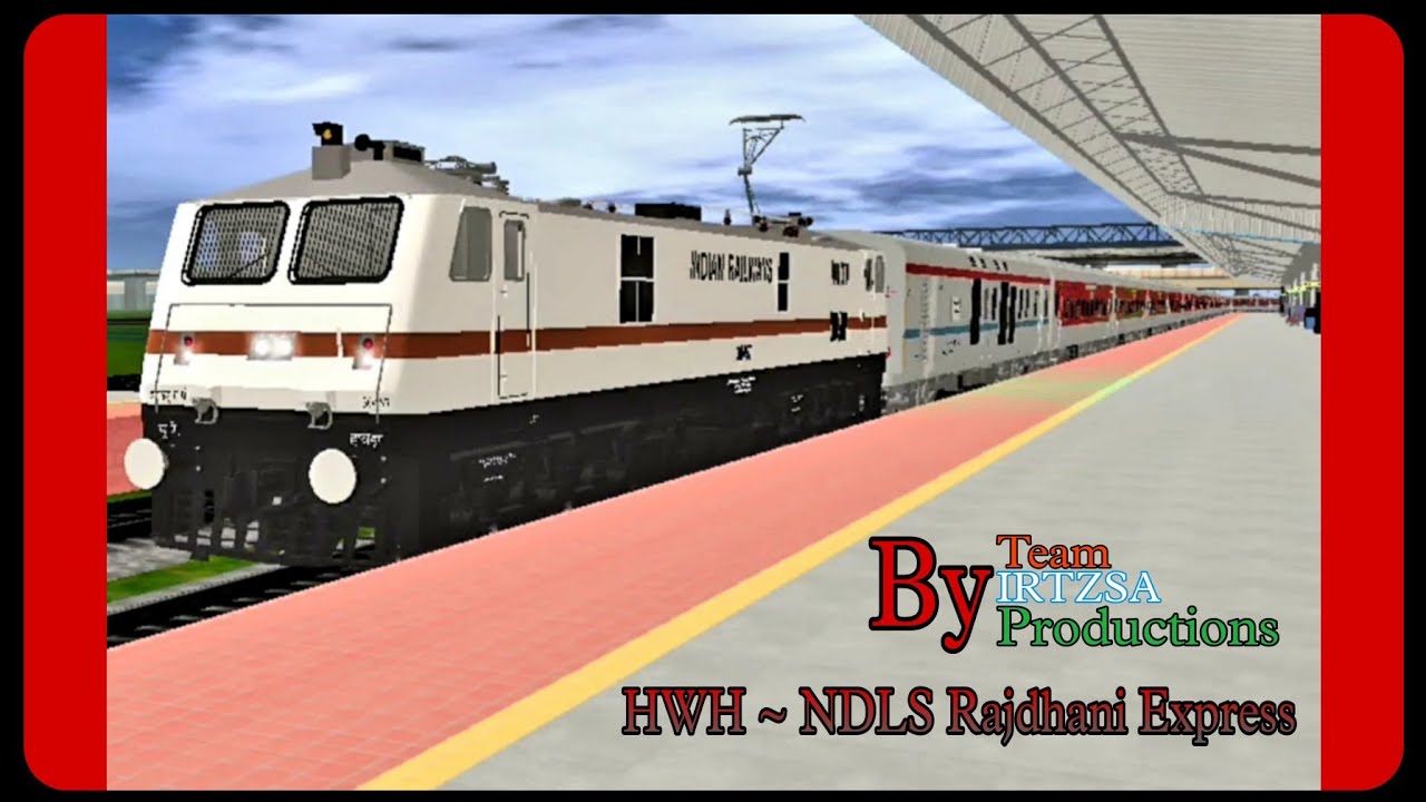 [UP] Howrah-New Delhi Rajdhani Express leading HWH shed WAP7 - 30457 ...