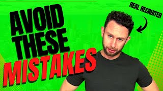 COMMON Candidate Behavioral Interview MISTAKES