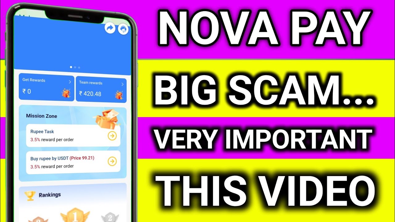 NOVA PAY ll big scam ll 100% SCAM ll NOVA PAY VERY BAD APPLICATION ll best 3wpay