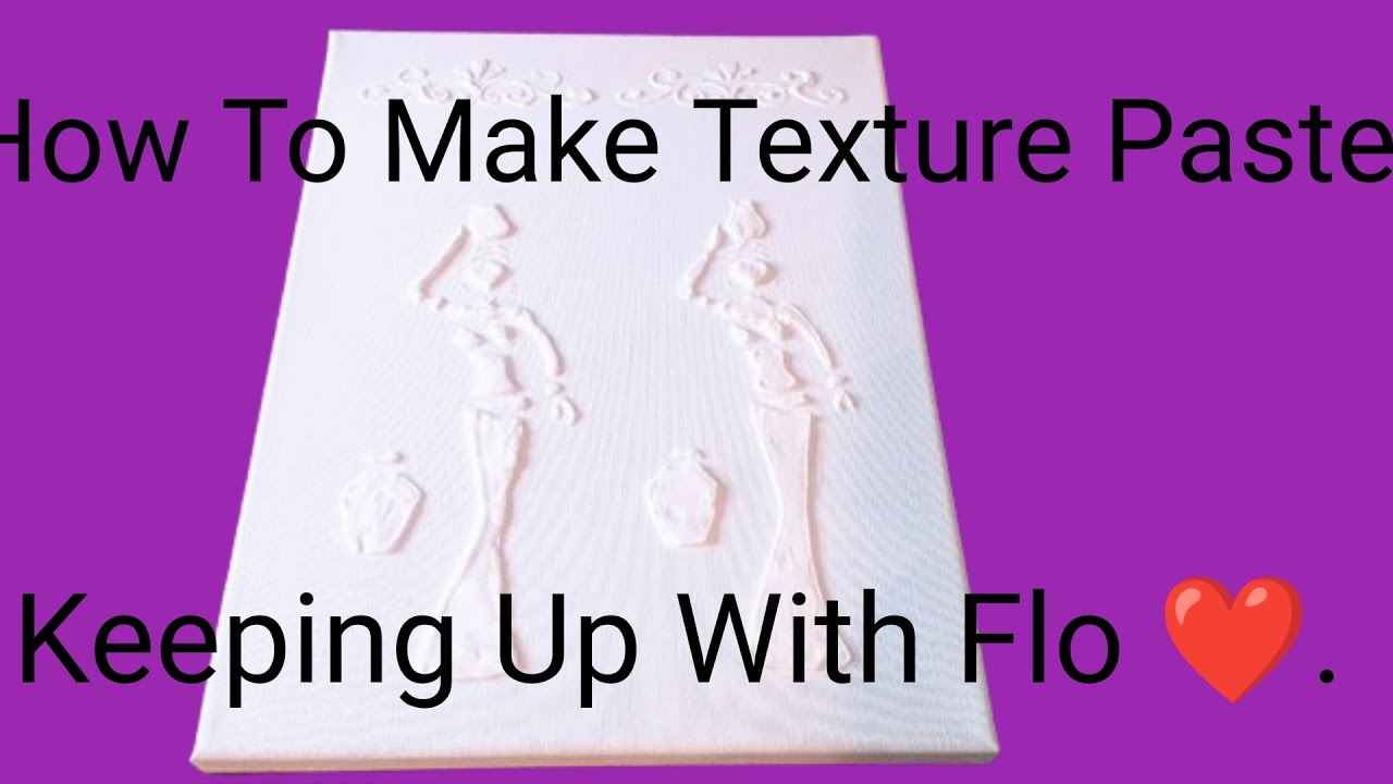 how-to-make-texture-paste-youtube
