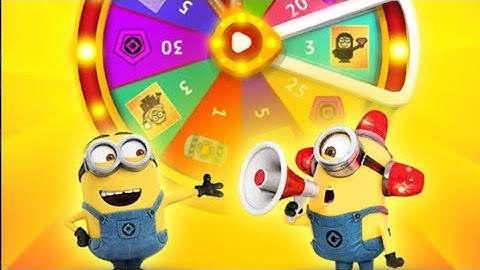 despicable Me! minion rush ! 30 spin prize wheel! 😍😍