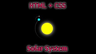 Solar system using html & css || Animation || html & css project #html #css #animation #solar #viral