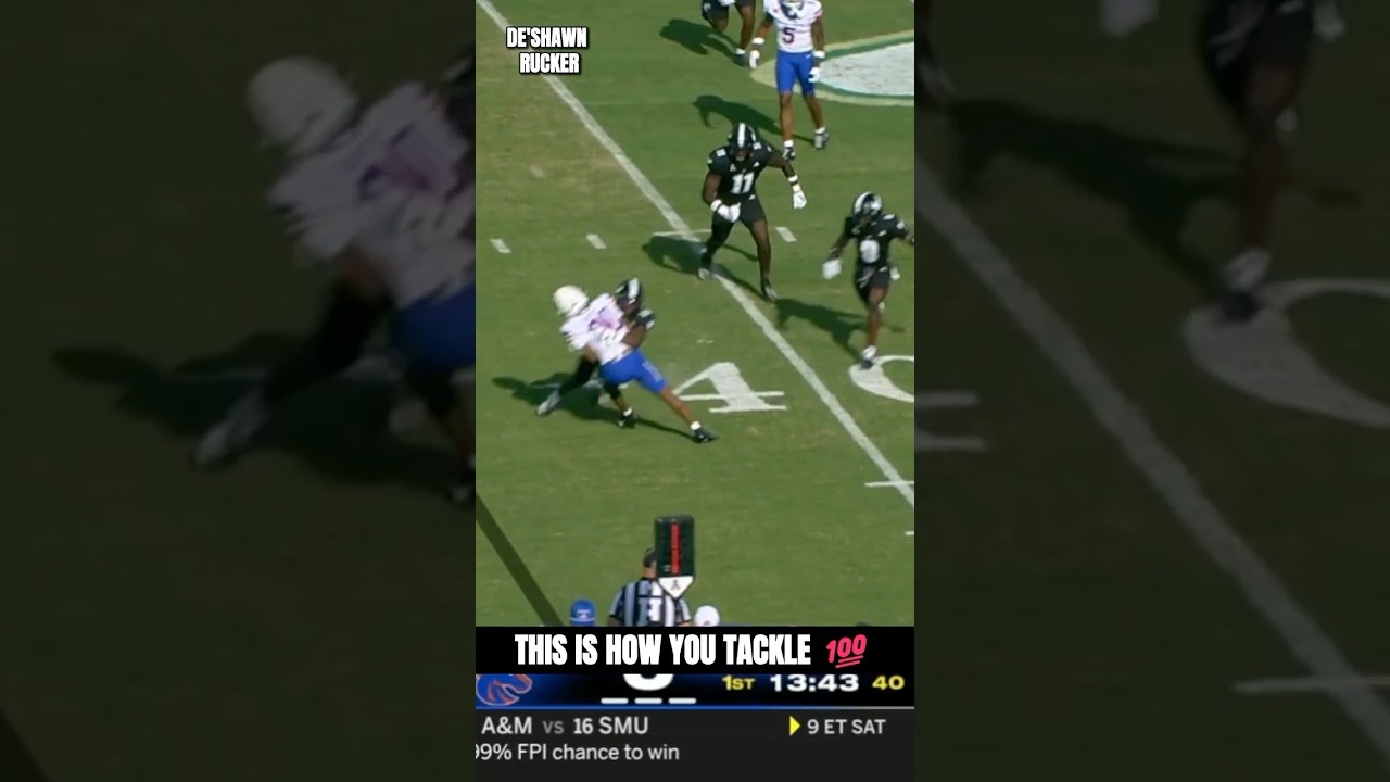 USF CB De’Shawn Rucker Lays the Boom 😳