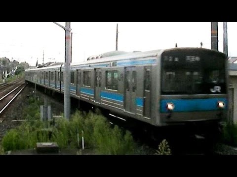 【更新前映像】阪和線205系1000番台普通天王寺行き　熊取駅到着