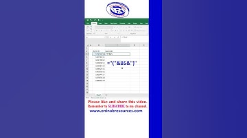 Microsoft Excel: Generating Barcode #microsoftexcel #barcode
