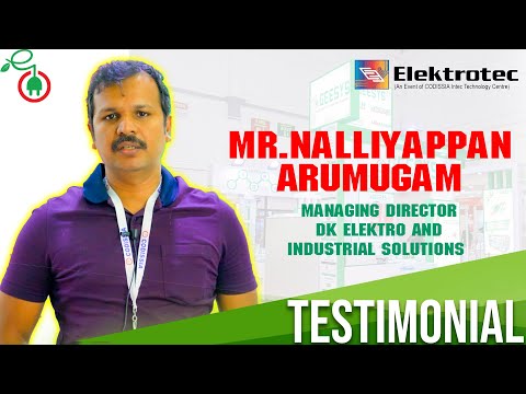 Mr. Nalliappan Arumugam | CEO | DK Electro and Industrial Solutions LLP | Supplier Talk
