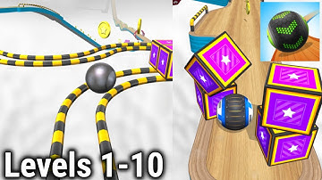 Going Balls - Gameplay / Walkthrough Part 1 | Levels 1-10 | IOS & Android Game