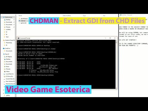 सीएचडी फाइलों को नाओमी / ड्रीमकास्ट जीडीआई प्रारूप में कनवर्ट करना - "एक तकनीकी पर" - वीडियो गेम एसोटेरिका
