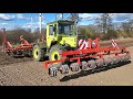 Zuckerrüben-Aussaat - Frühjahrsbestellung Landwirtschaft Traktoren Mercedes Benz MB Trac 1000 &amp; 900